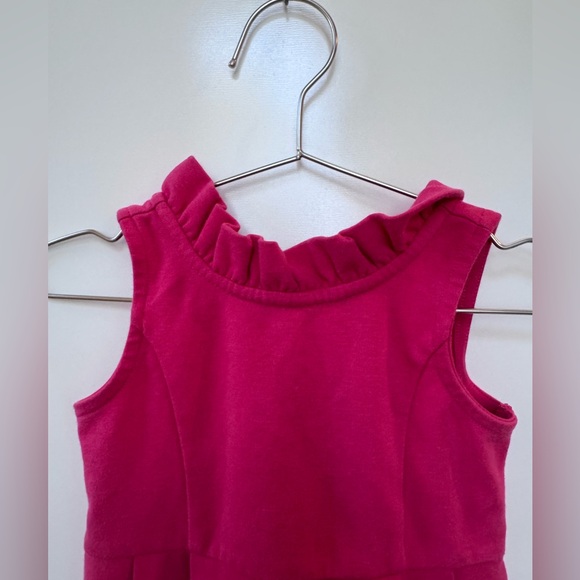 Janie and Jack Girls Caribbean Rose Riviera Radiant Ruffle Ponte Dress 12-18 mos - Picture 6 of 8